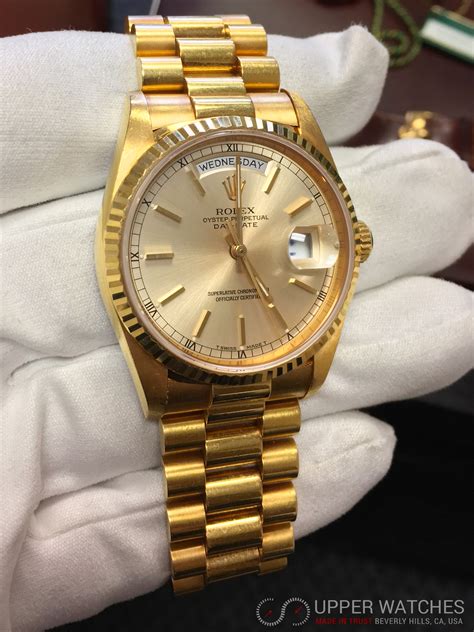 rolex president gold for sale.